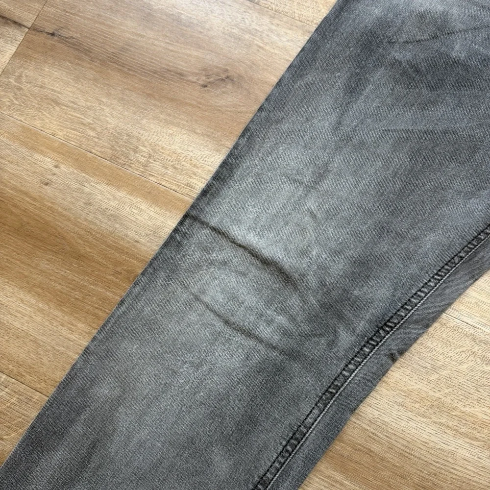 Diesel Krayver‎ Jeans Men 31x32 Gray Slim Carrot Stretch Charcoal Faded 0666Q